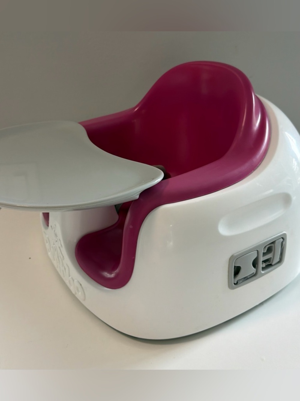 Bumbo Baby Seat with Tray Pink Booster